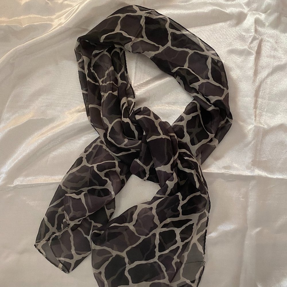 JONES  NEW YORK 100% Silk Scarf NWOT